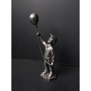Michael Ricker Pewter Figurine Boy With Balloon 1983 SIGNED